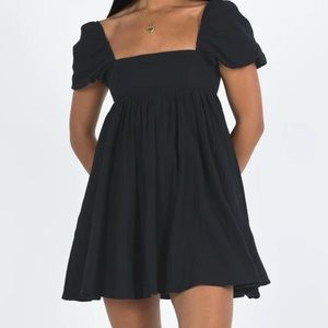 Black spring dress princess Polly